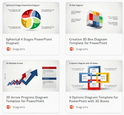 أكثر من 20 ألف قالب PowerPoint بشكل مجاني
