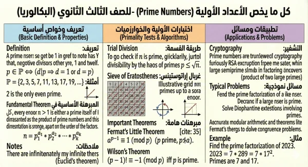 أروع ملخصات الرياضيات للبكالوريا والبيام 2026 (بطاقات تعليمية تفاعلية)