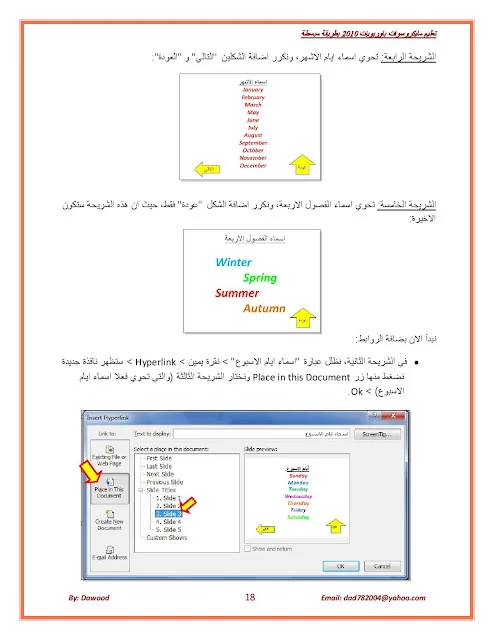 أساسيات برنامج باور بوينت PowerPoint