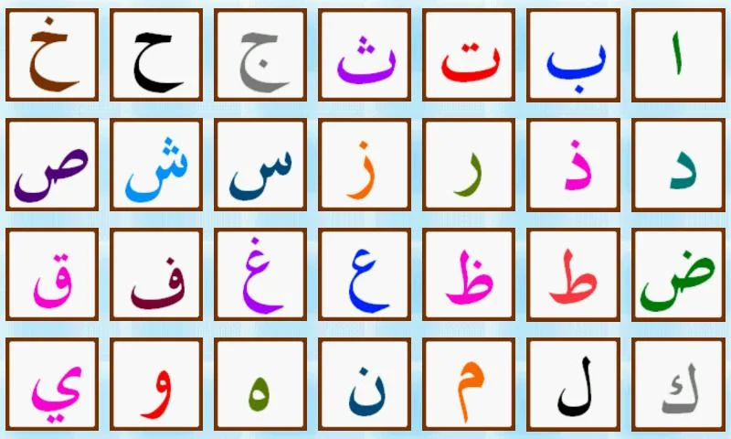 تعليم الأبناء الحروف و الكلمات بسهولة