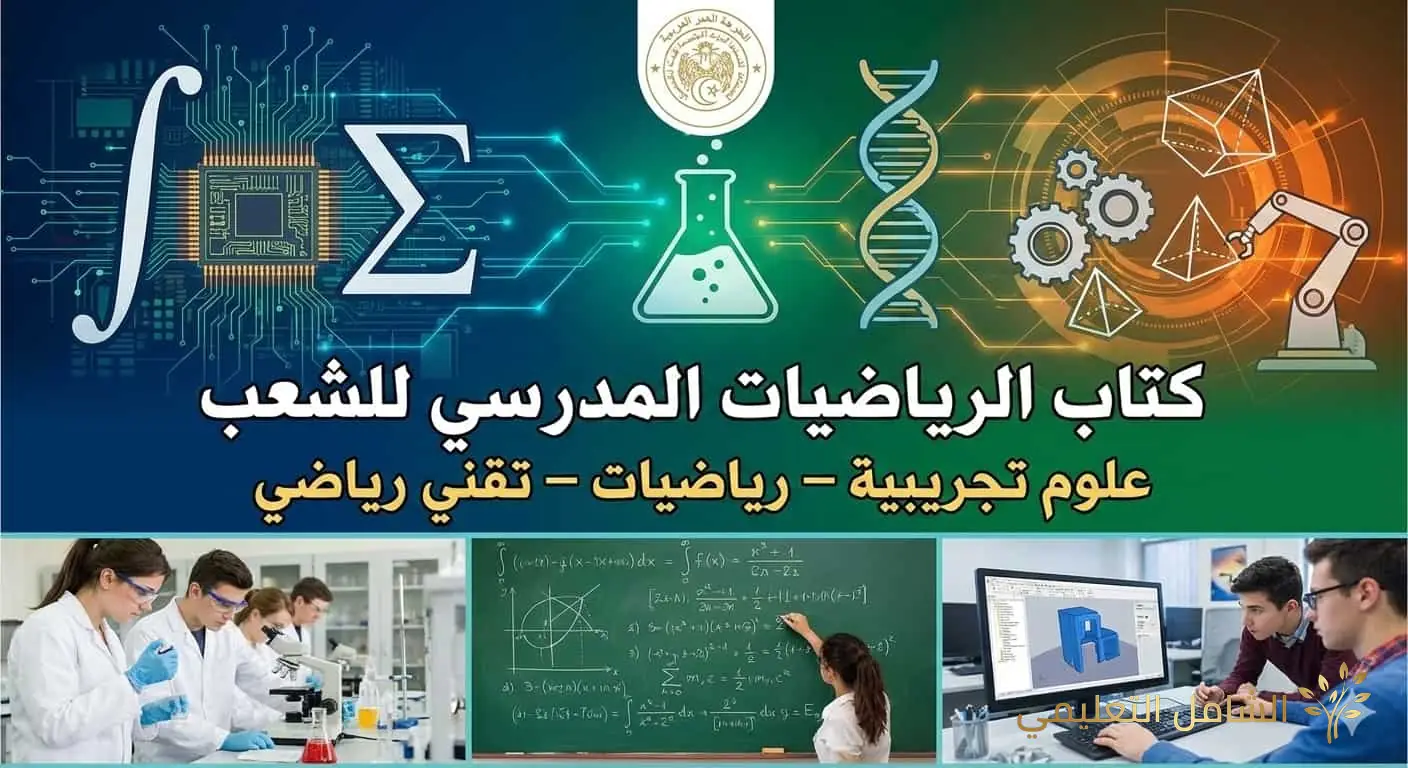 تحميل كتاب الرياضيات للثانية ثانوي الشعب العلمية و الرياضية مع حلول التمارين