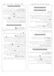 ملخصات دروس التربية الإسلامية للرابعة متوسط