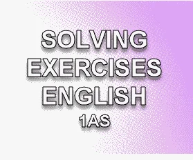 حلول تمارين في الأنجليزية 1AS