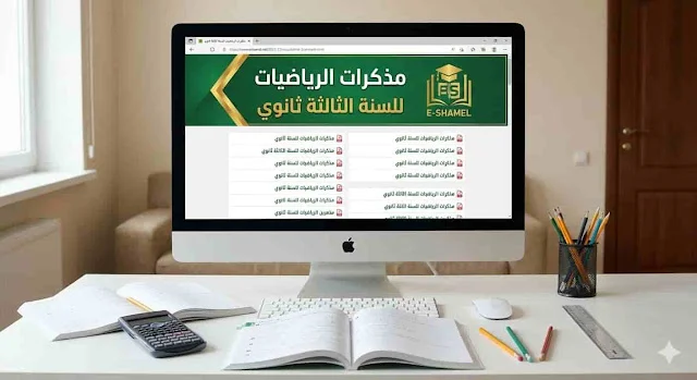 مذكرات الرياضيات للسنة الثالثة ثانوي (جميع الشعب)
