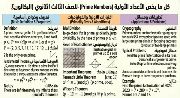 أروع ملخصات الرياضيات للبكالوريا والبيام 2026 (بطاقات تعليمية تفاعلية)