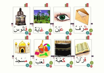 بطاقات تعليم الحروف للأطفال
