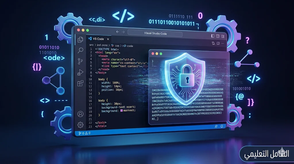 حماية وتشفير كود الموقع الثابت Source Code بضغطة زر عبر VS Code والرفع الآلي للخادم