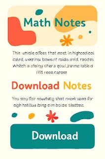 مذكرات الرياضيات لأقسام البكالوريا Notes de mathématiques pour les sections du baccalauréat