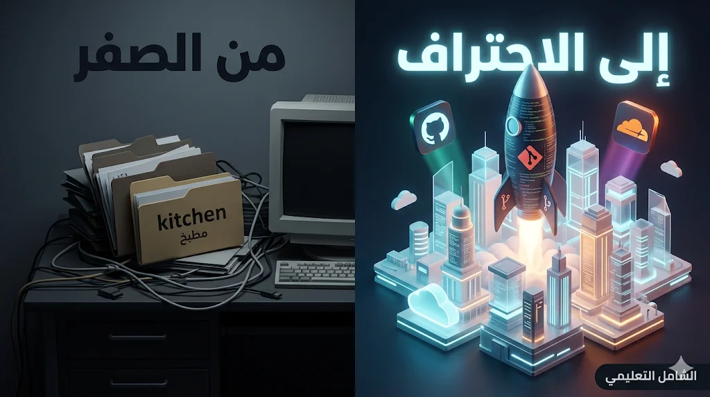 شرح رفع المواقع مجاناً للعالم (Git & Cloudflare Pages): تطبيق عملي على