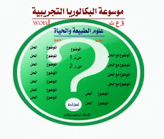 قرص و مواضيع بكالوريات تجريبية في العلوم