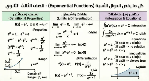 أروع ملخصات الرياضيات للبكالوريا والبيام 2026 (بطاقات تعليمية تفاعلية)